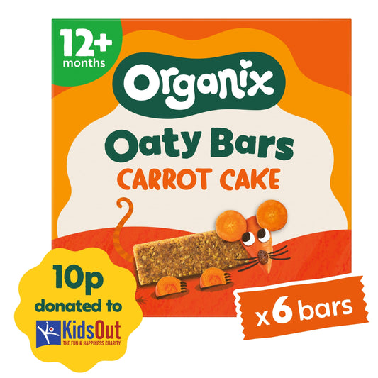 Organix Carrot Cake Soft Oaty Bars 6x23g — image 1