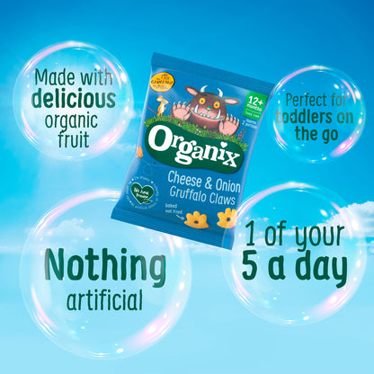Organix Cheese & Onion Gruffalo Claws 4X15g — image 2