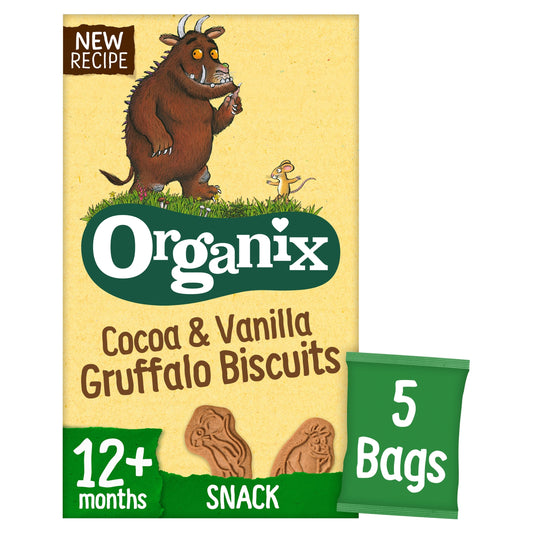 Organix Cocoa & Vanilla Gruffalo Biscuits 5X20g — image 1