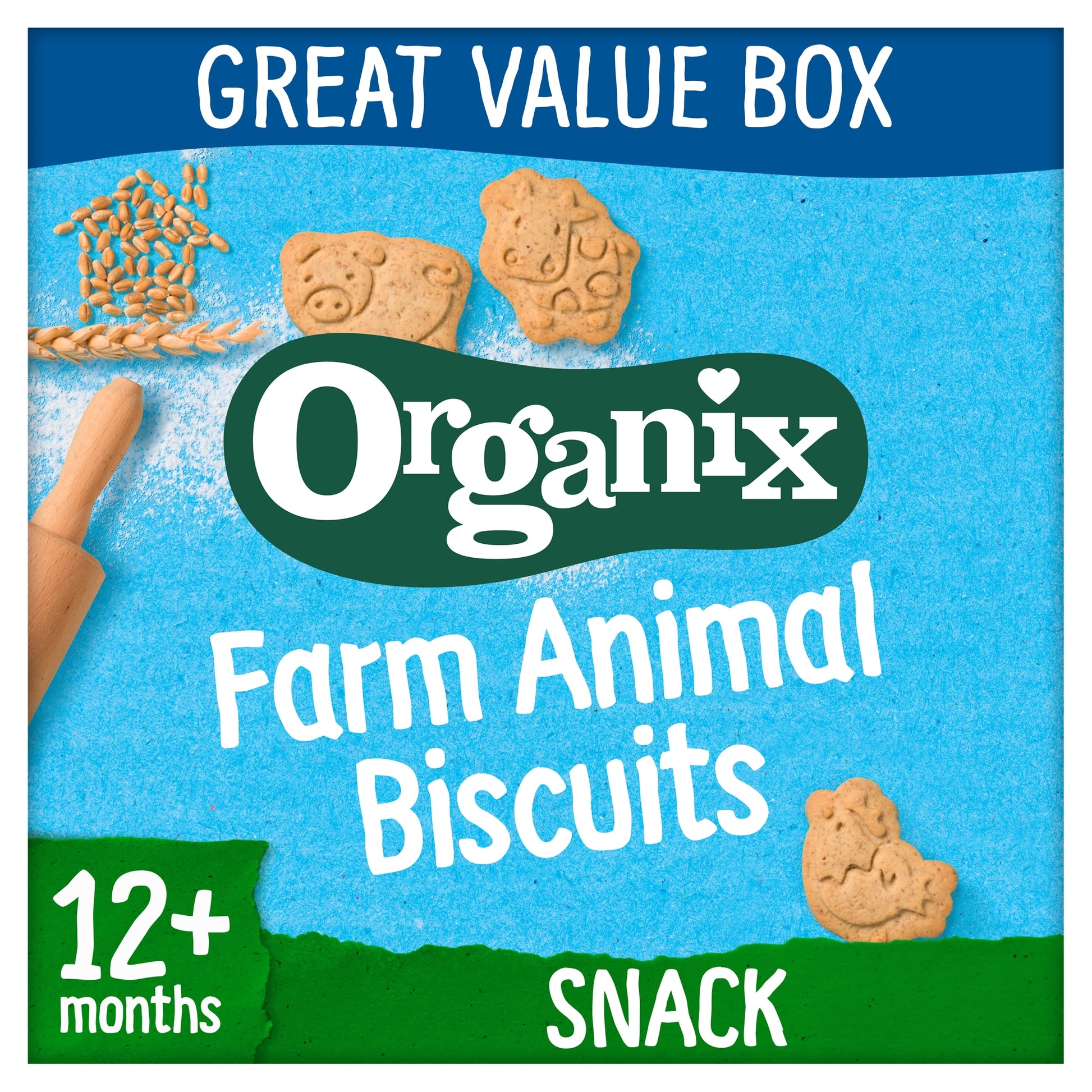 Organix Farm Animal Biscuits 100g — image 1
