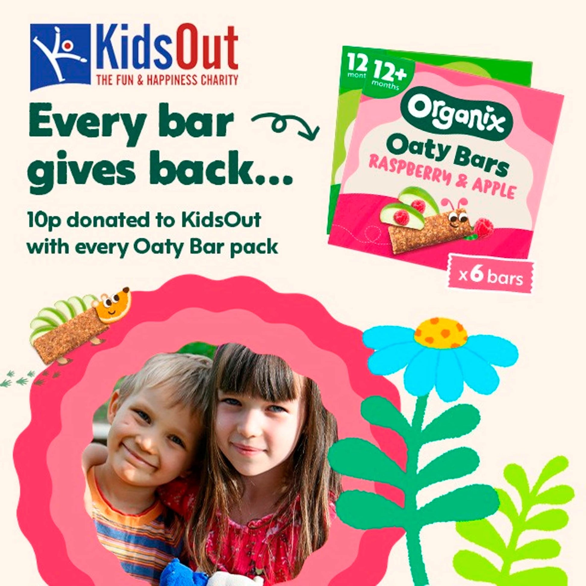 Organix Gruffalo Crumble Apple Organic Soft Oaty Bars Toddler Snack Multipack 6 x 23g — image 2