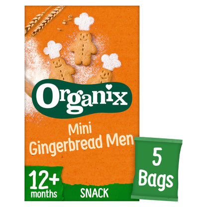 Organix Mini Gingerbread Men Biscuits 5x20g — image 1