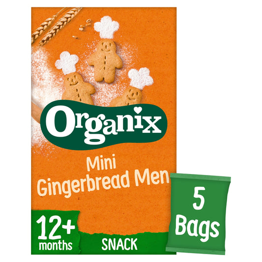 Organix Mini Gingerbread Men Biscuits 5x20g — image 1