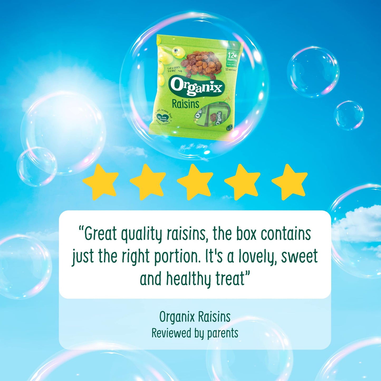 Organix Raisins 12 X 14G — image 4