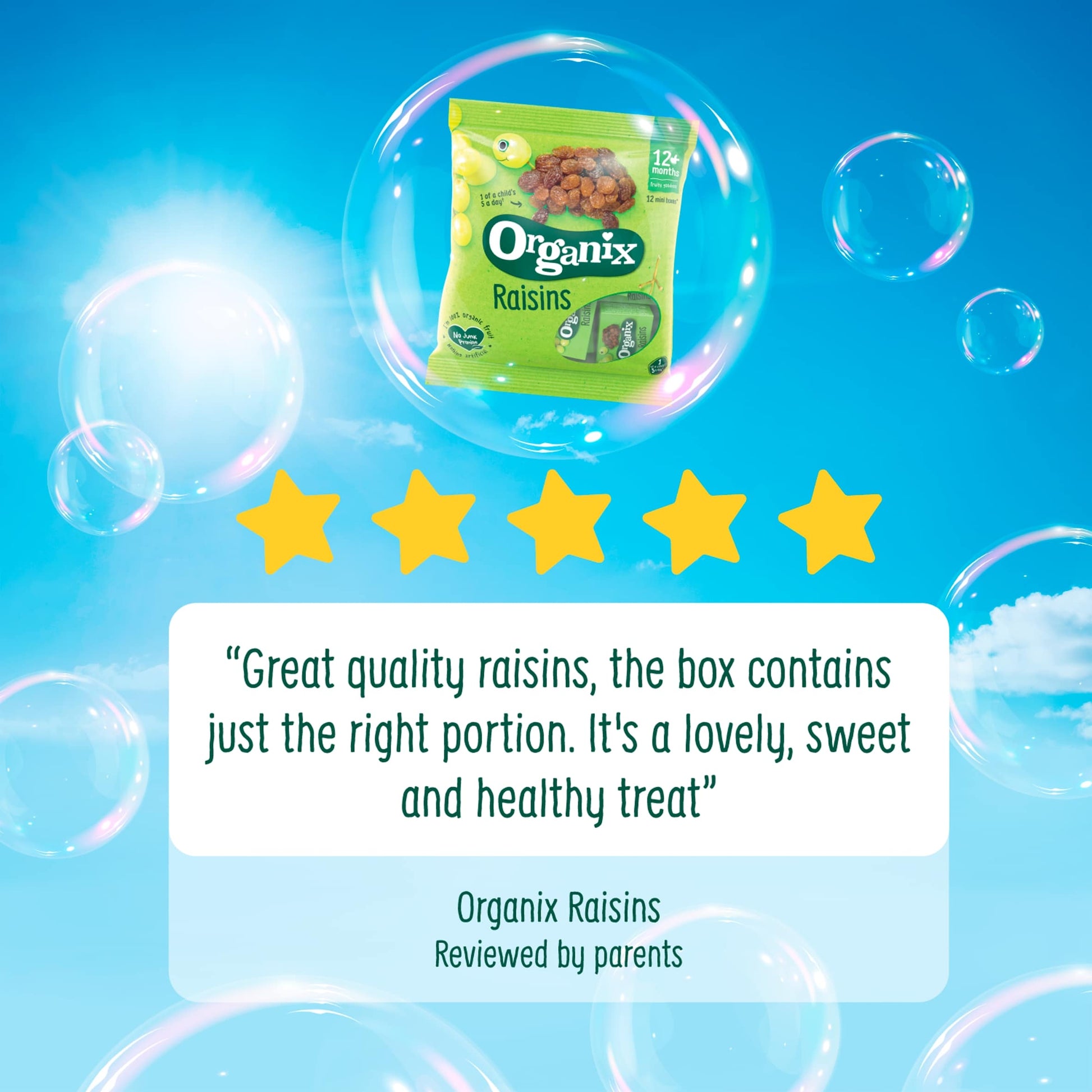 Organix Raisins 12 X 14G — image 4