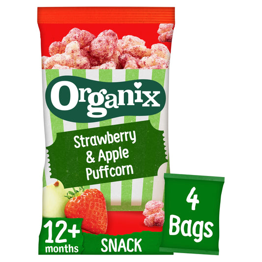 Organix Strawberry & Apple Puffcorn 4x10g — image 1