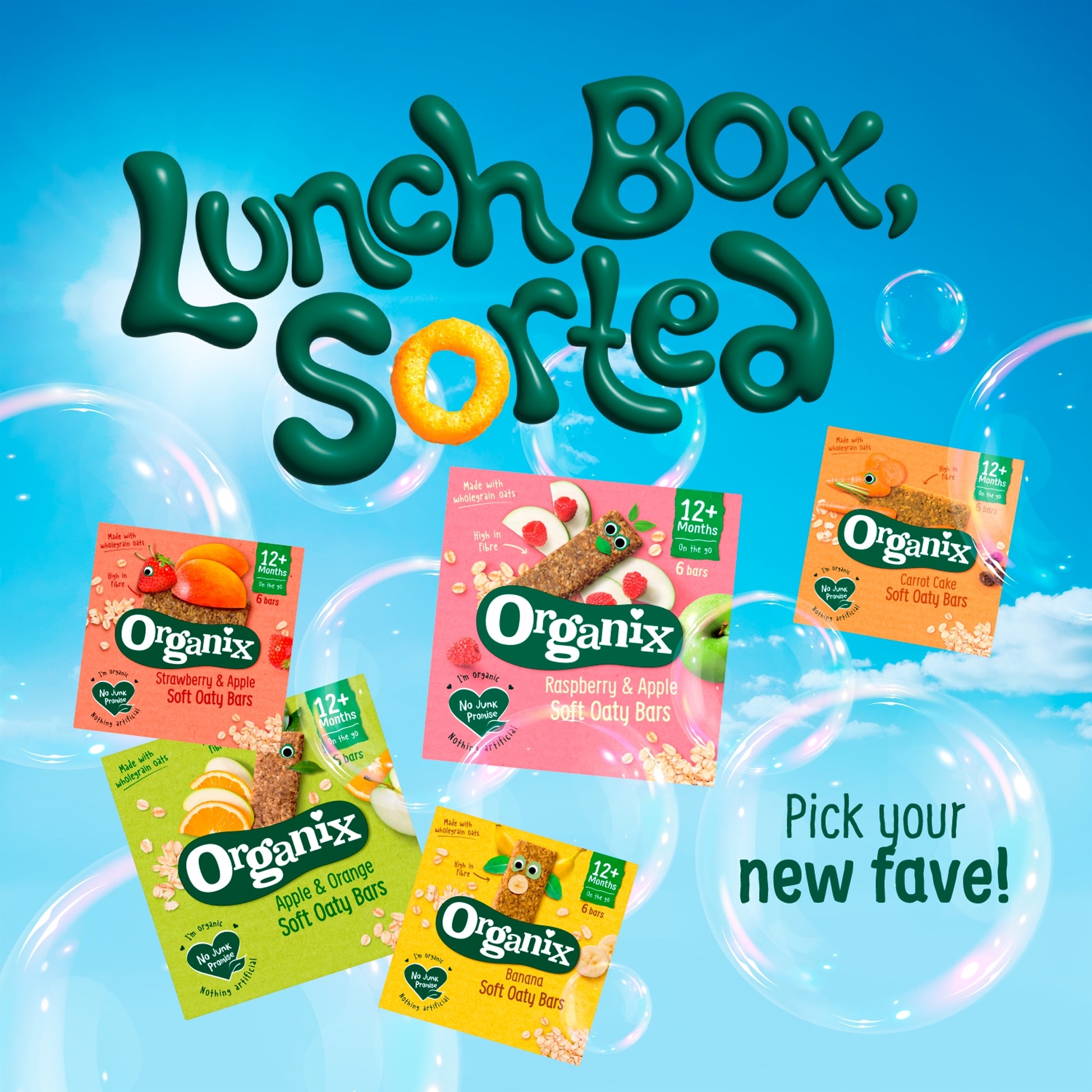 Organix Strawberry & Apple Soft Oaty Bars 6x23g — image 5