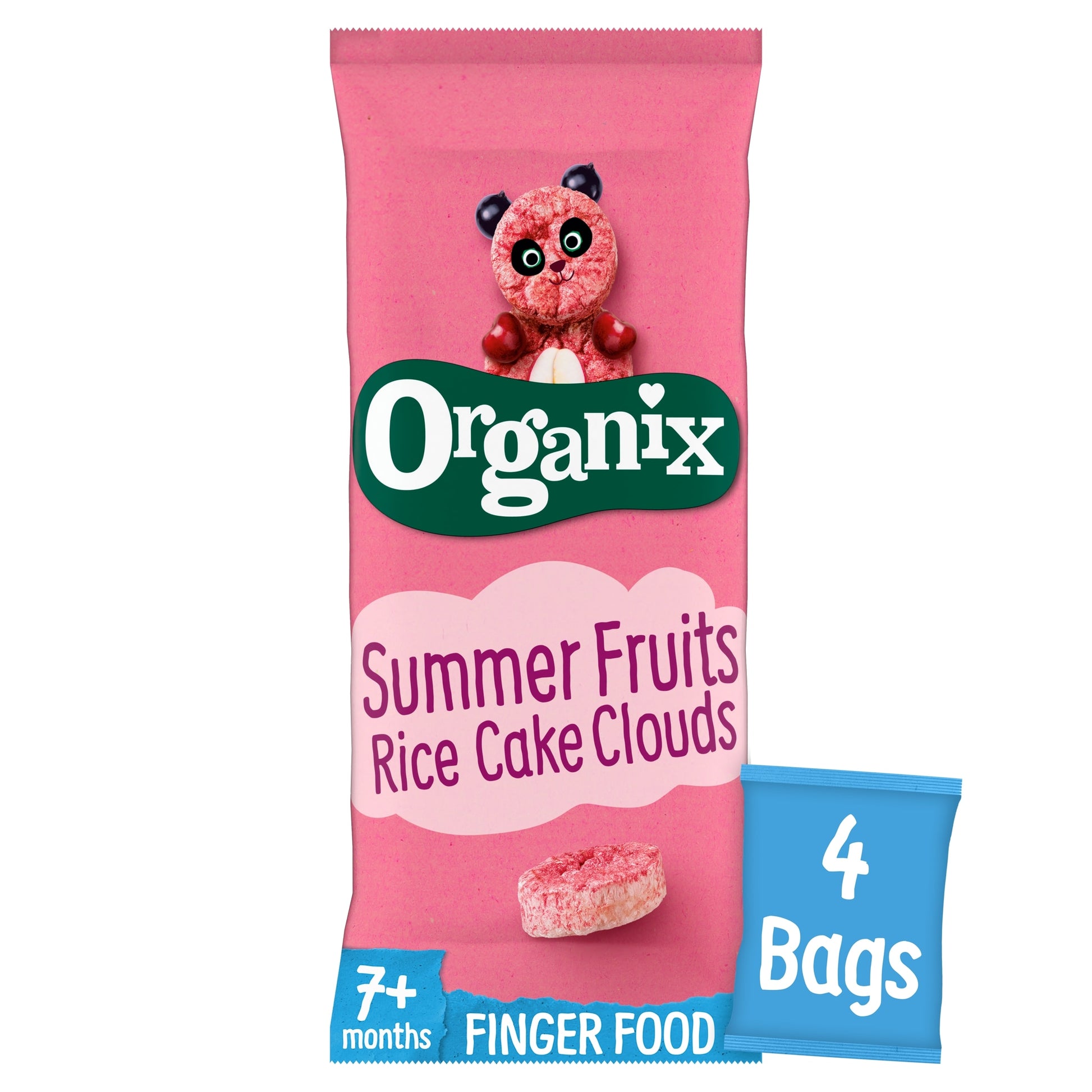 Organix Summer Fruits Rice Cake Clouds 4 pack 72g — image 1