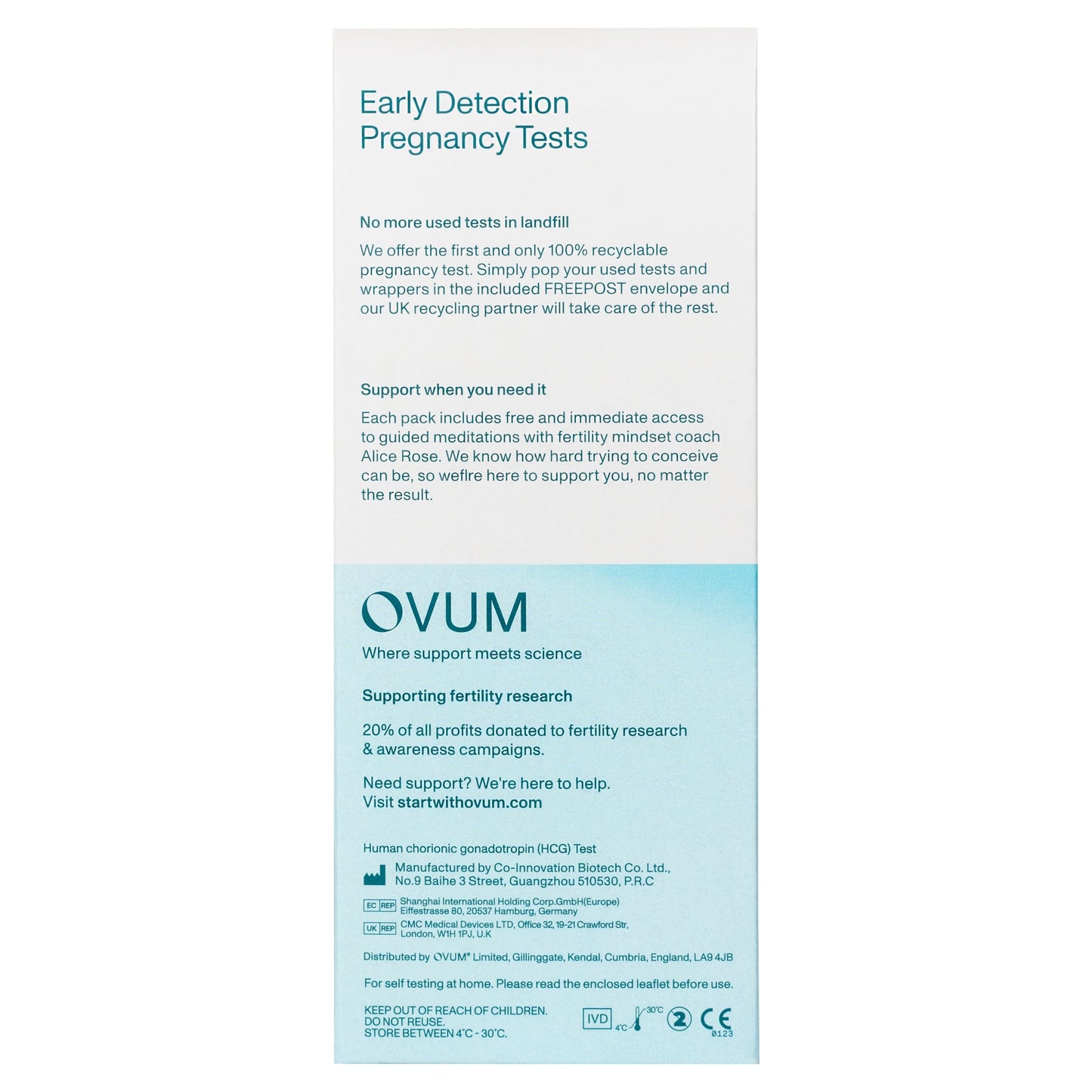 OVUM Early Detection Pregnancy Test 2 Pack — image 2