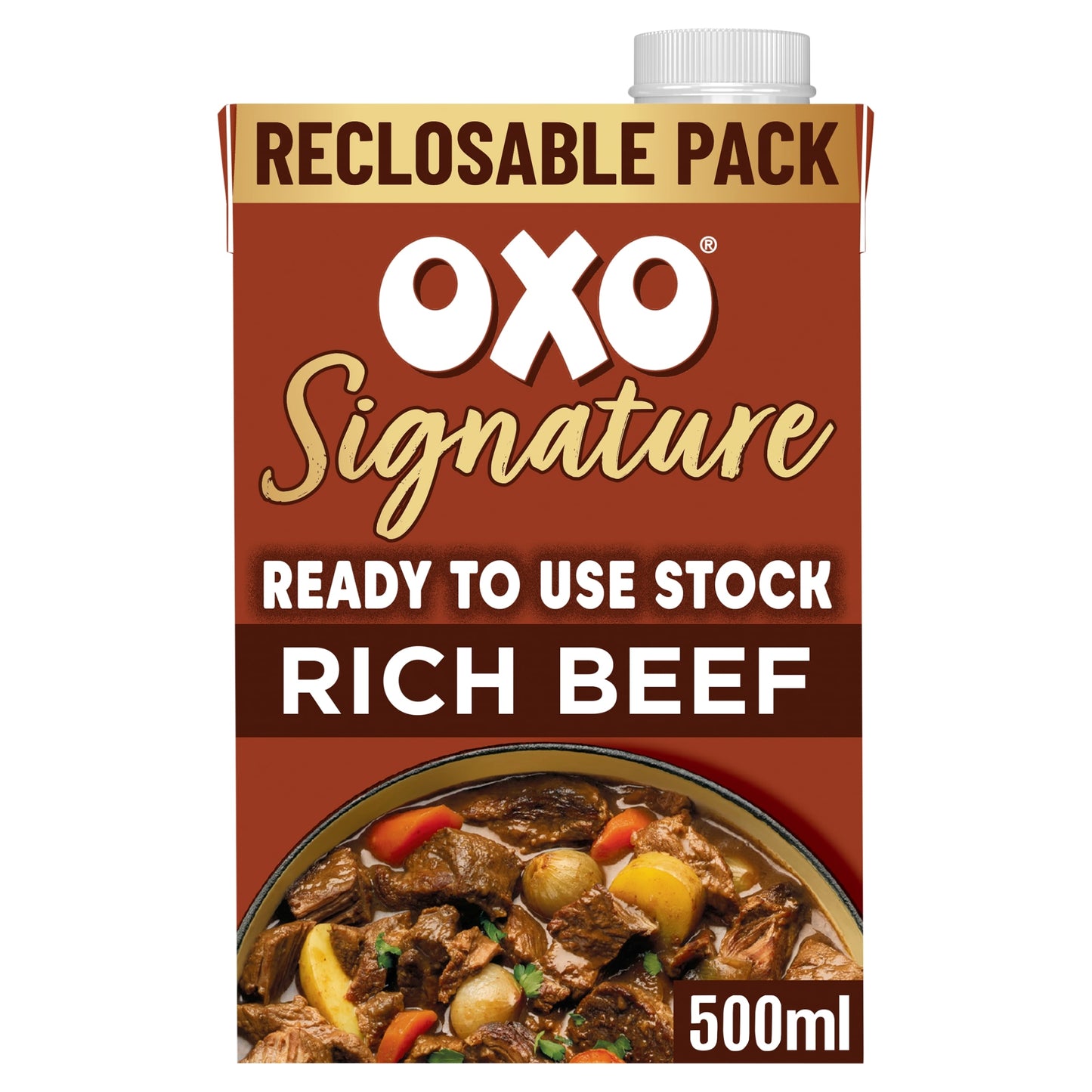 Oxo Ready To Use Stock Signature Rich Beef 500ML — image 1