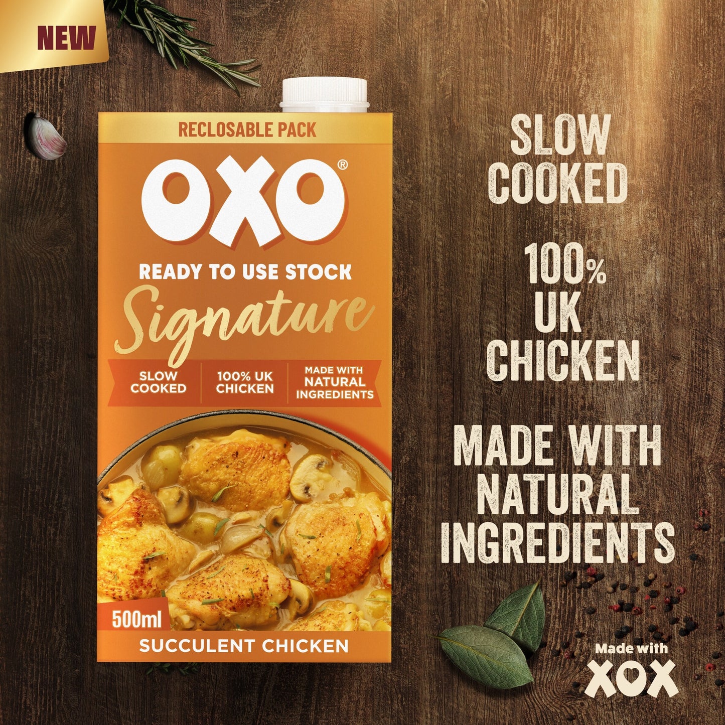 Oxo Ready To Use Stock Signature Succulent Chicken 500ML — image 2