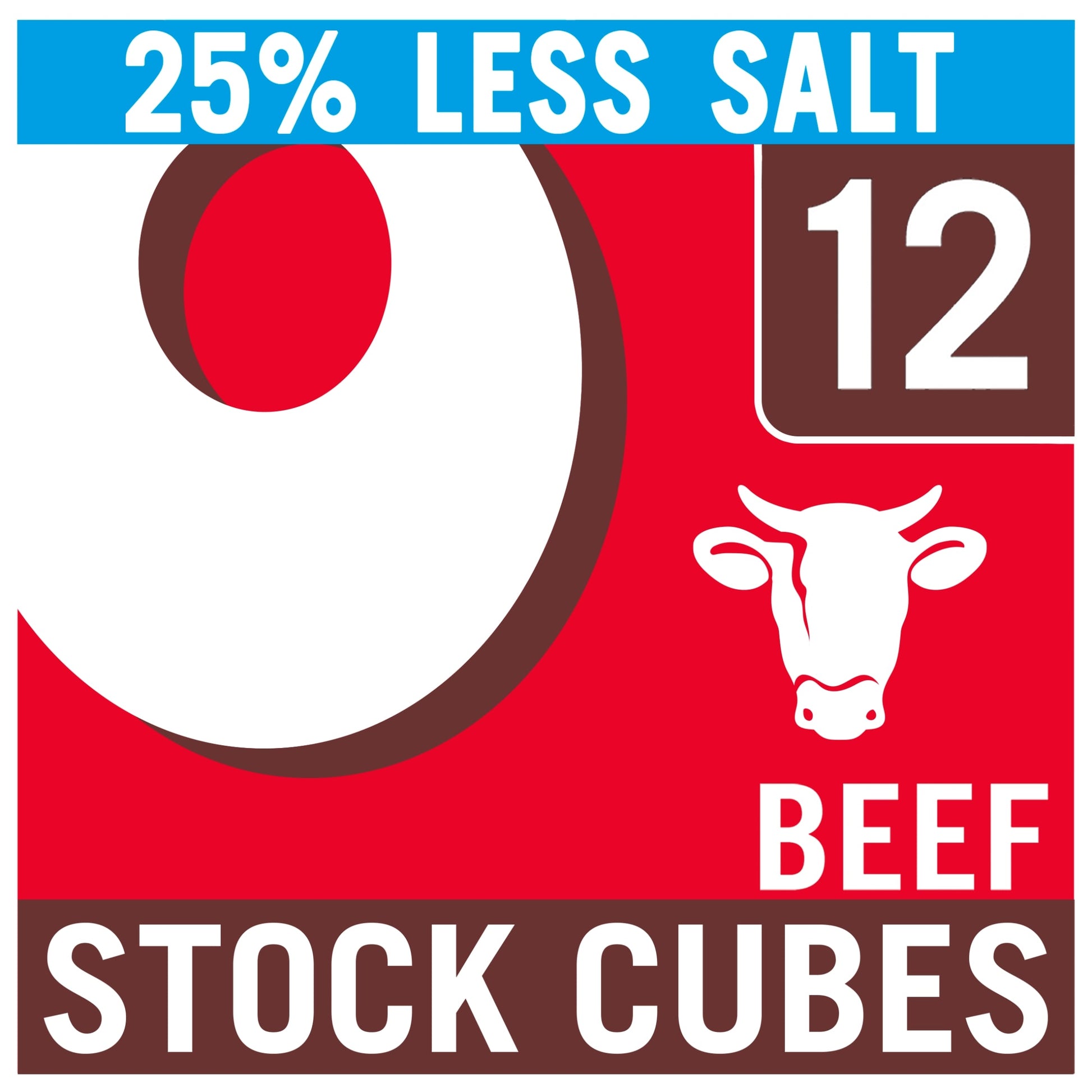 Oxo Reduced Salt Beef Stock Cubes 12 Pack 71G — image 1
