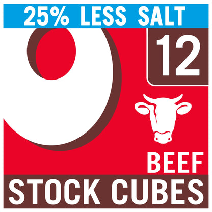 Oxo Reduced Salt Beef Stock Cubes 12 Pack 71G — image 1