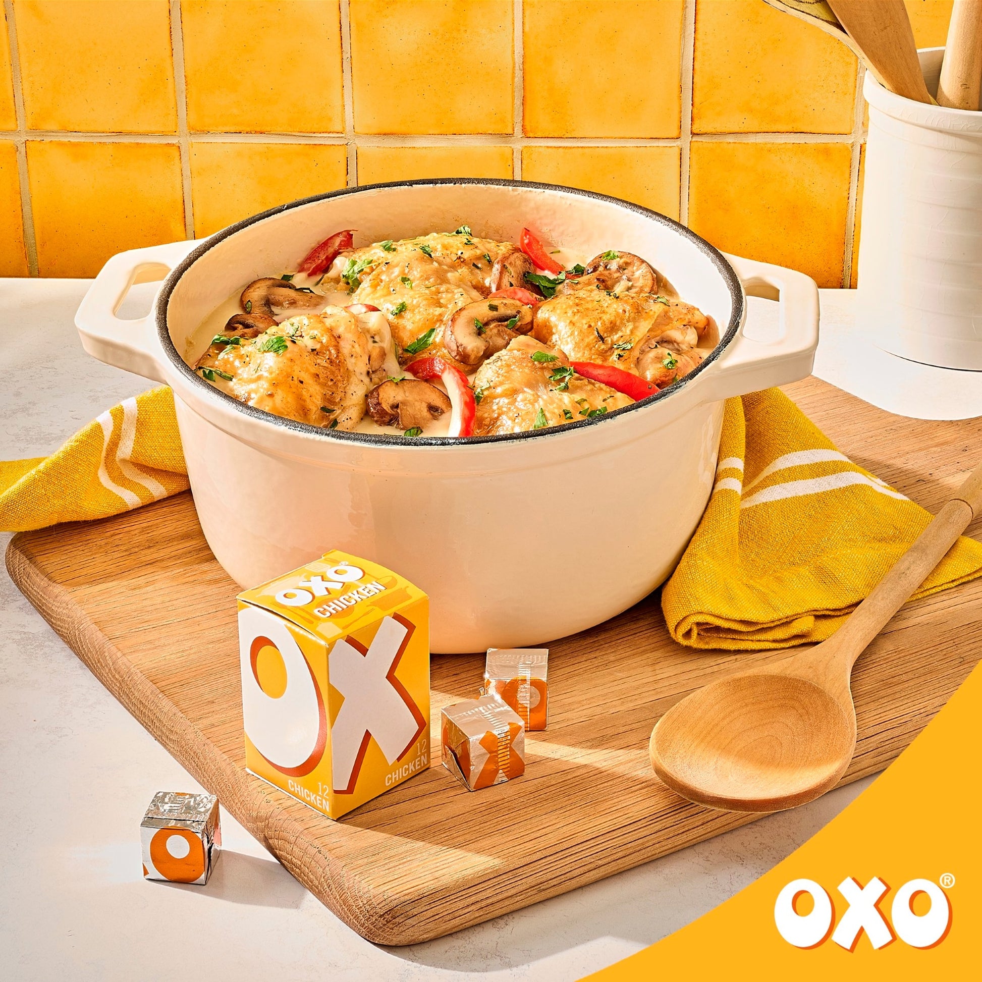 Oxo Reduced Salt Chicken Stock Cubes 12 Pack 71G — image 2
