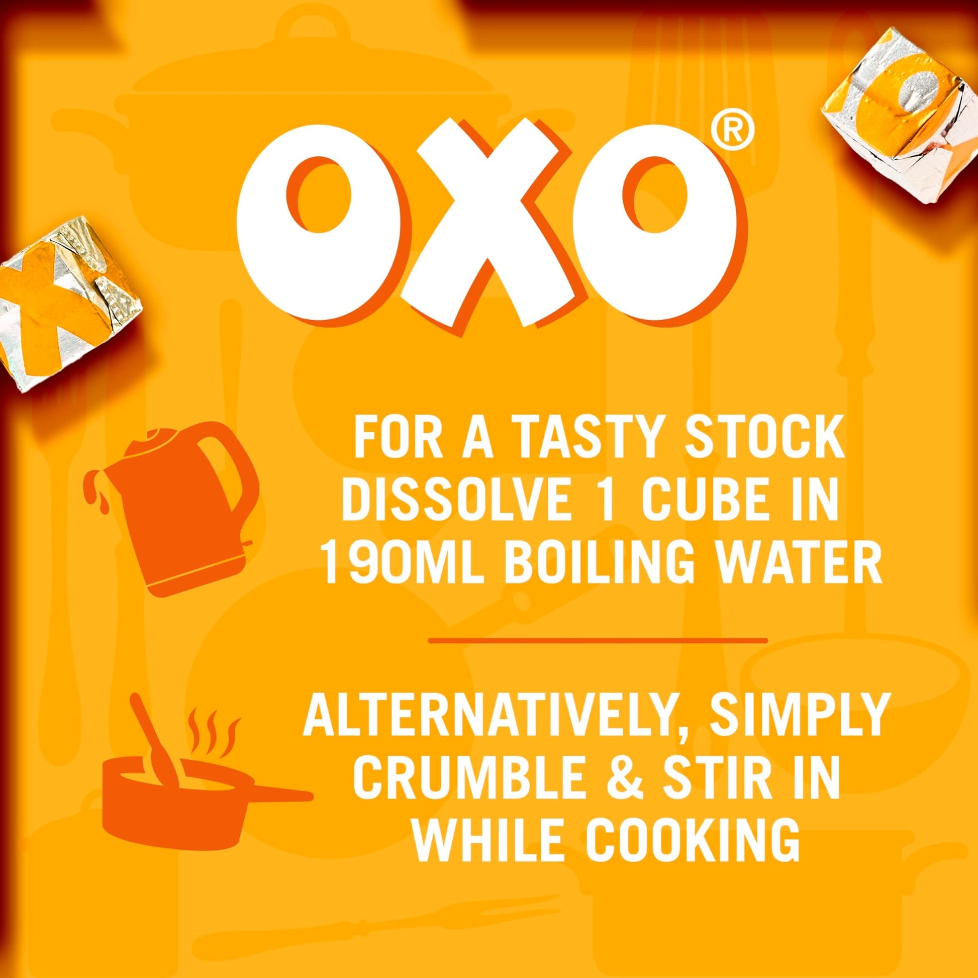 Oxo Reduced Salt Chicken Stock Cubes 12 Pack 71G — image 3