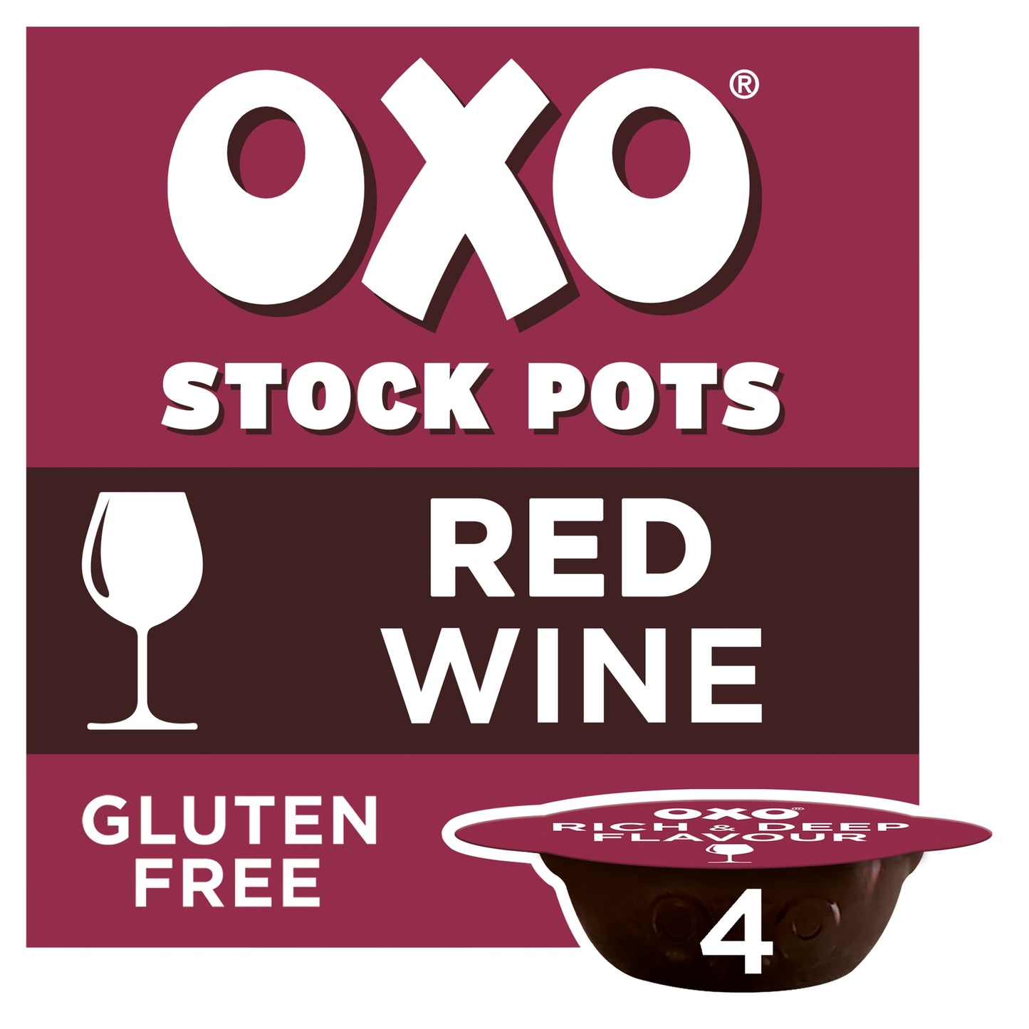 Oxo Stock Pots Red Wine 4 X 20G — image 1