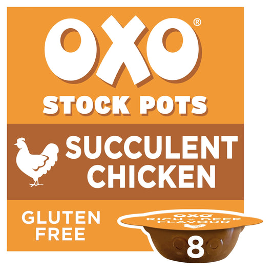 Oxo Stock Pots Succulent Chicken with Bay & Parsley 8 Pack 160g — image 1