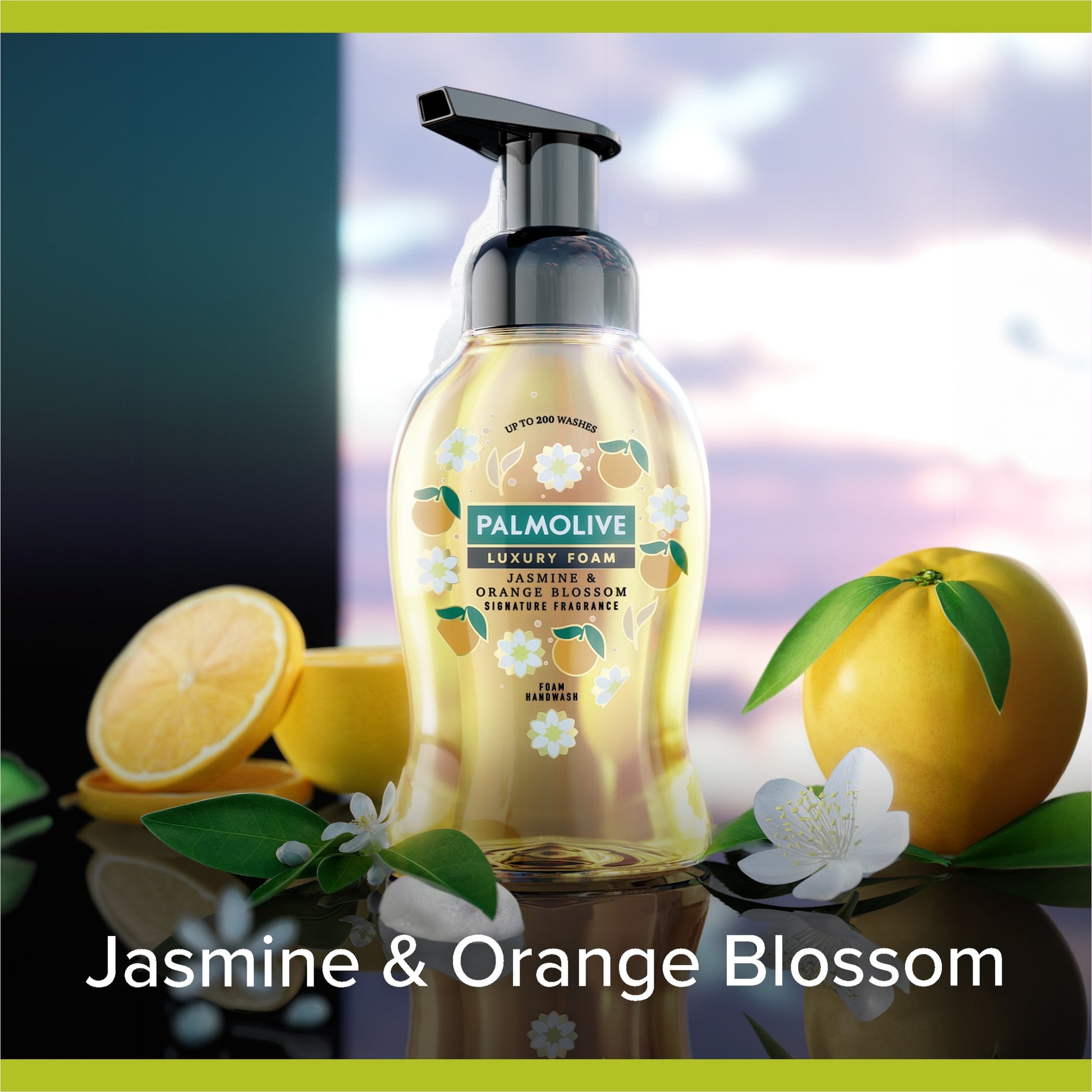 Palmolive Jasmine & Orange Blossom Luxury Foaming Handwash Soap 250ml — image 3