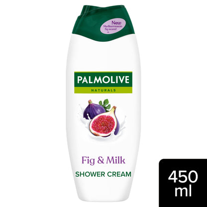Palmolive Naturals Fig & Milk Shower Gel Body Wash 450ml — image 1