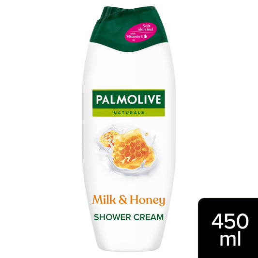 Palmolive Naturals Milk & Honey Shower Gel Body Wash 450ml — image 1