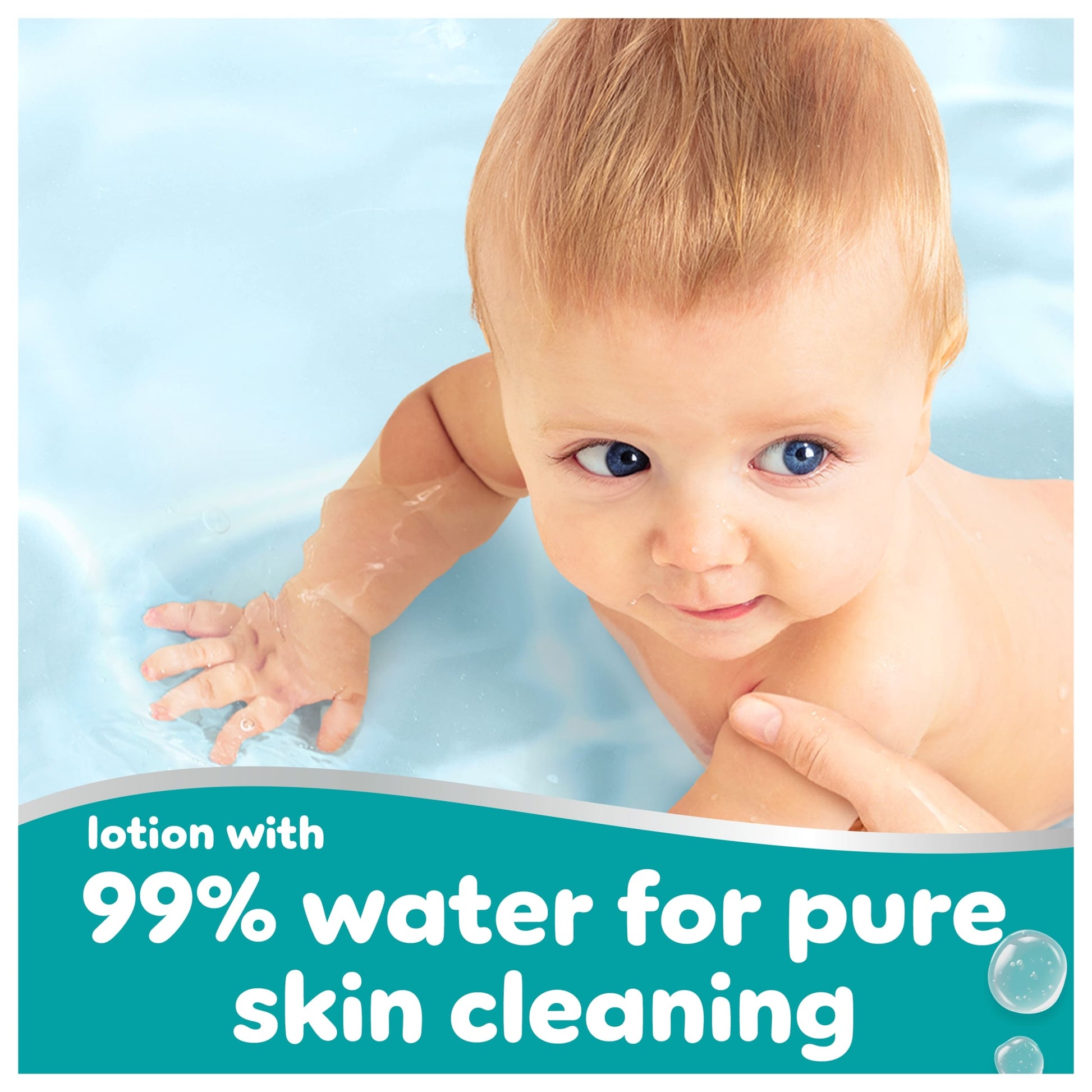 Pampers 99% Water Baby Wipes 4x 60 wipes — image 3