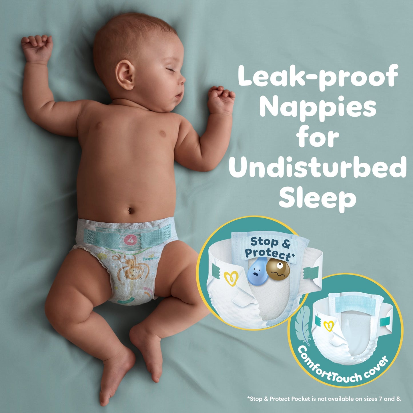 Pampers Baby Dry Size 3 Essential Pack 50 Nappies — image 2