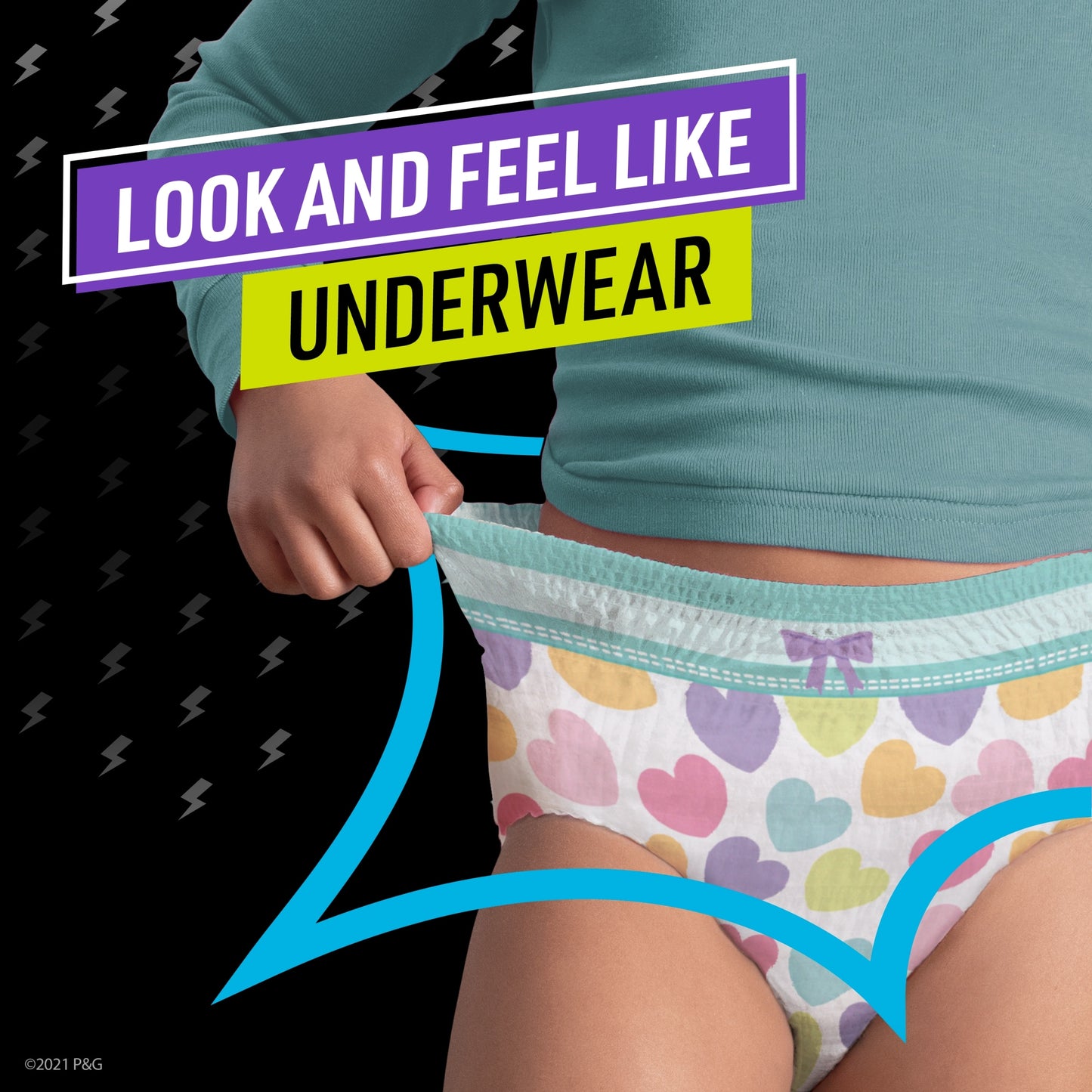 PAMPERS NINJAMA PYJAMA PANTS FOR GIRLS 4-7 YEARS 10 pcs — image 4