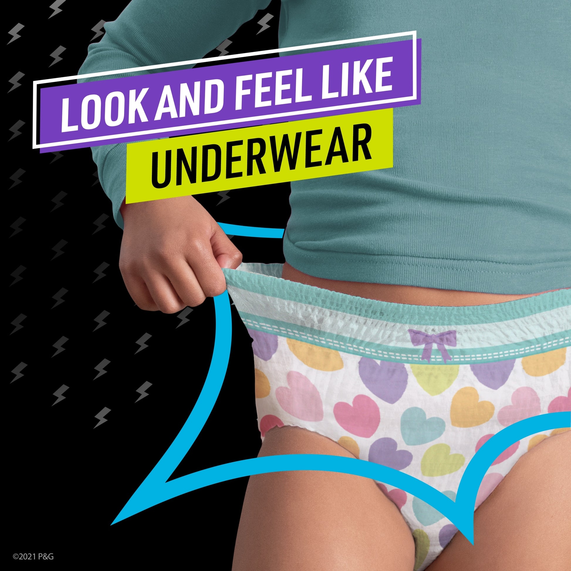 Pampers Ninjamas Pink Pyjama Pants 8-12 Years 14 Pack — image 4
