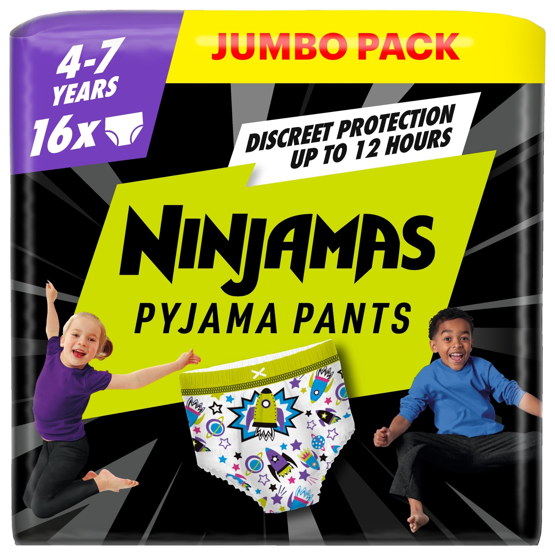 Pampers Ninjamas Pyjama Pants 4-7 Years 16 Pack — image 1