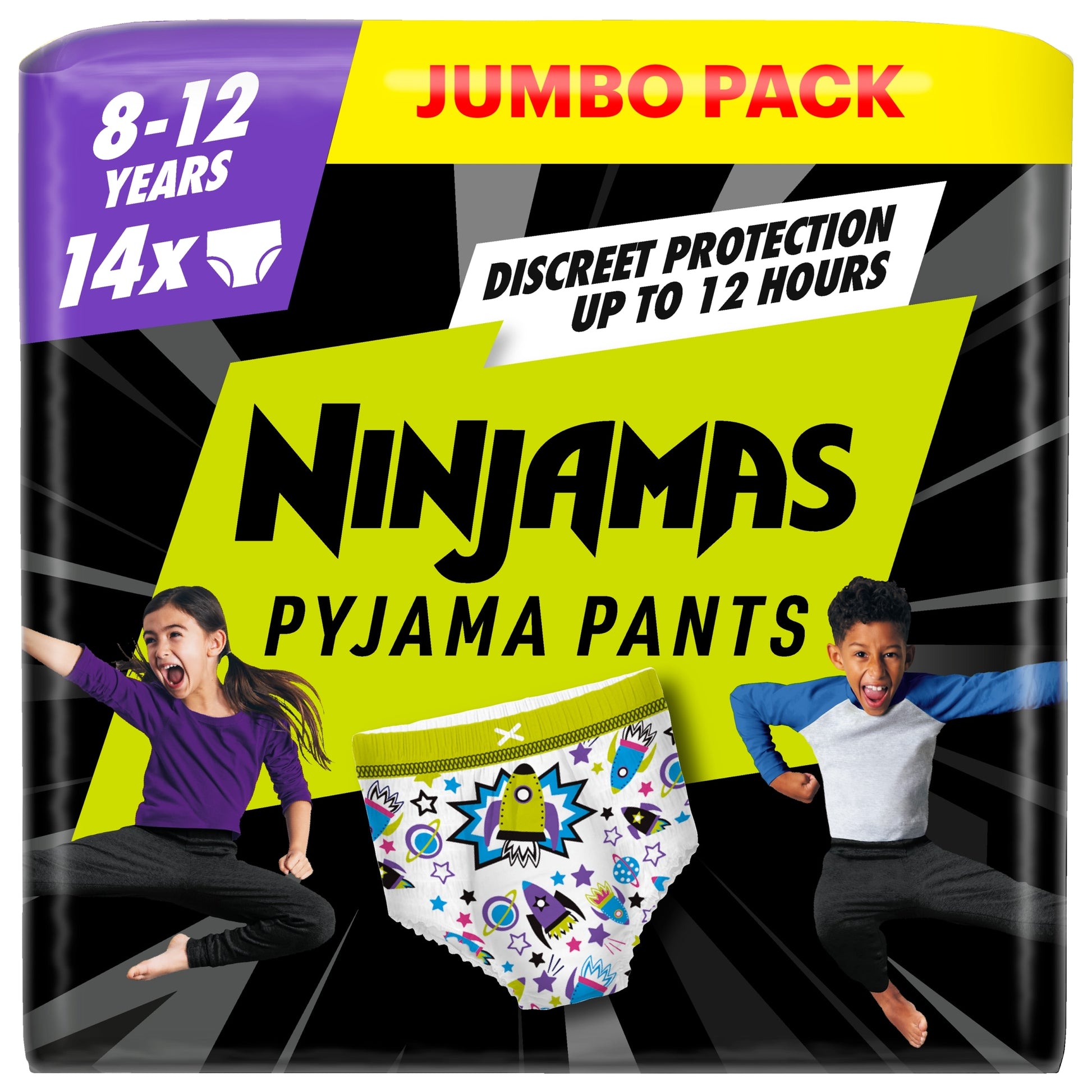 Pampers Ninjamas Pyjama Pants 8-12 Years 14 Pack — image 1