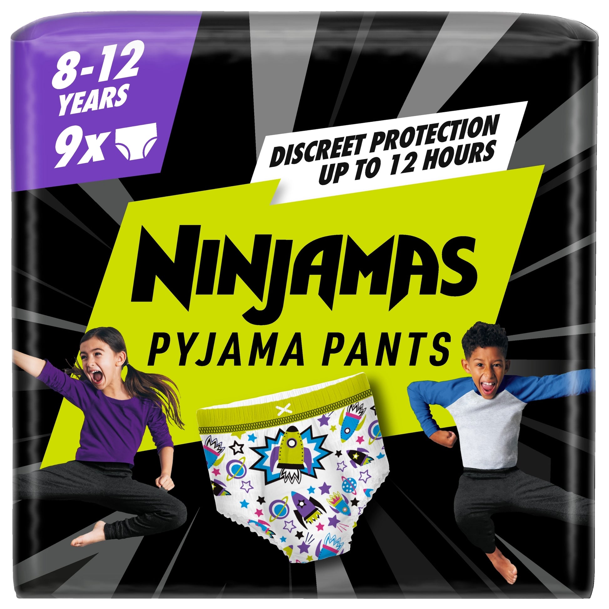 Pampers Ninjamas Pyjama Pants 8-12 Years 9 Pack — image 1