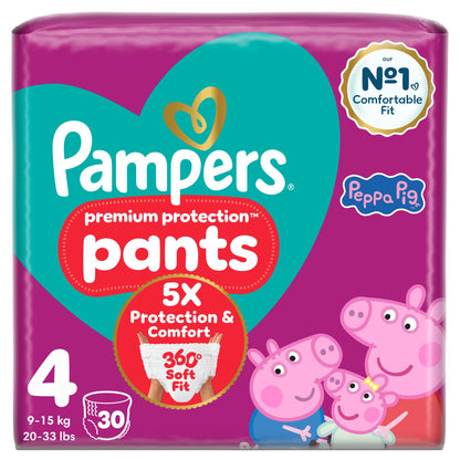 Pampers Premium Protection Nappy Pants Size 4 30 Pack — image 2