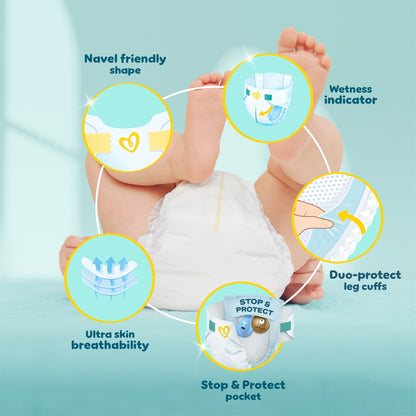 Pampers Premium Protection New Baby Size 2 44 Nappies — image 4