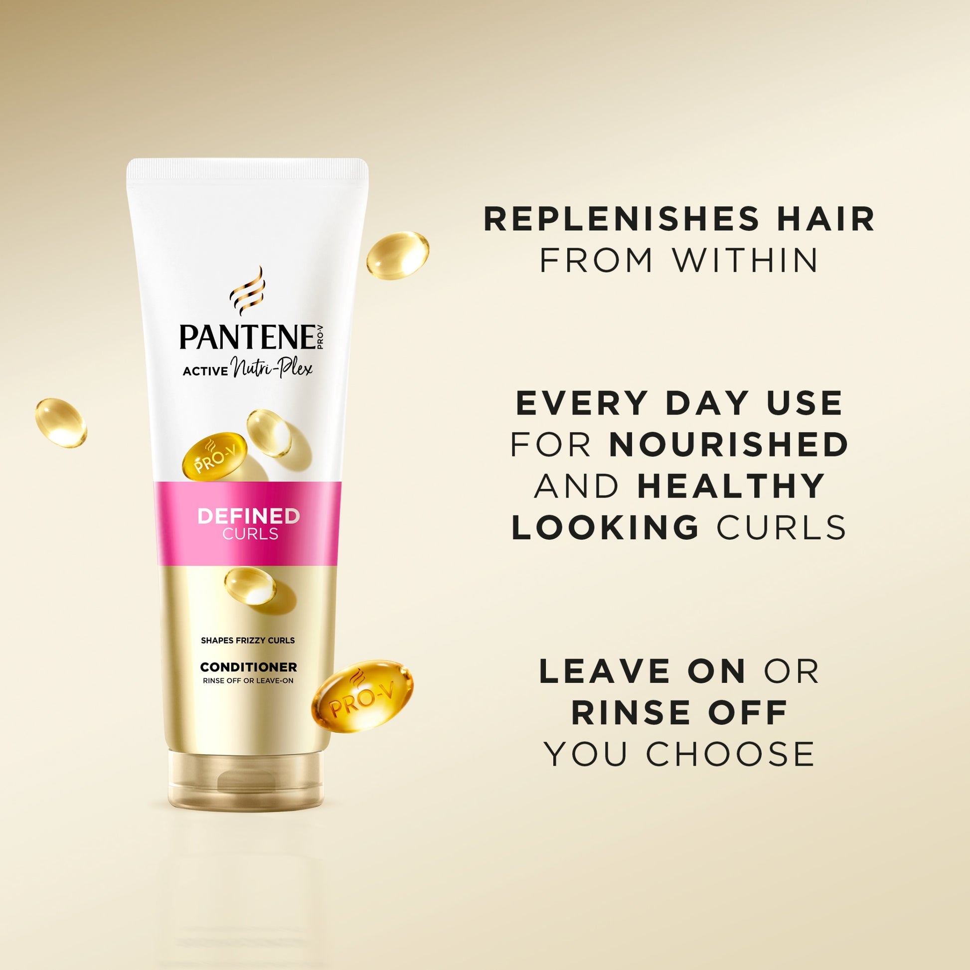 PANTENE ACTIVE NUTRI-PLEX DEFINED CURLS CONDITIONER 350ML — image 3