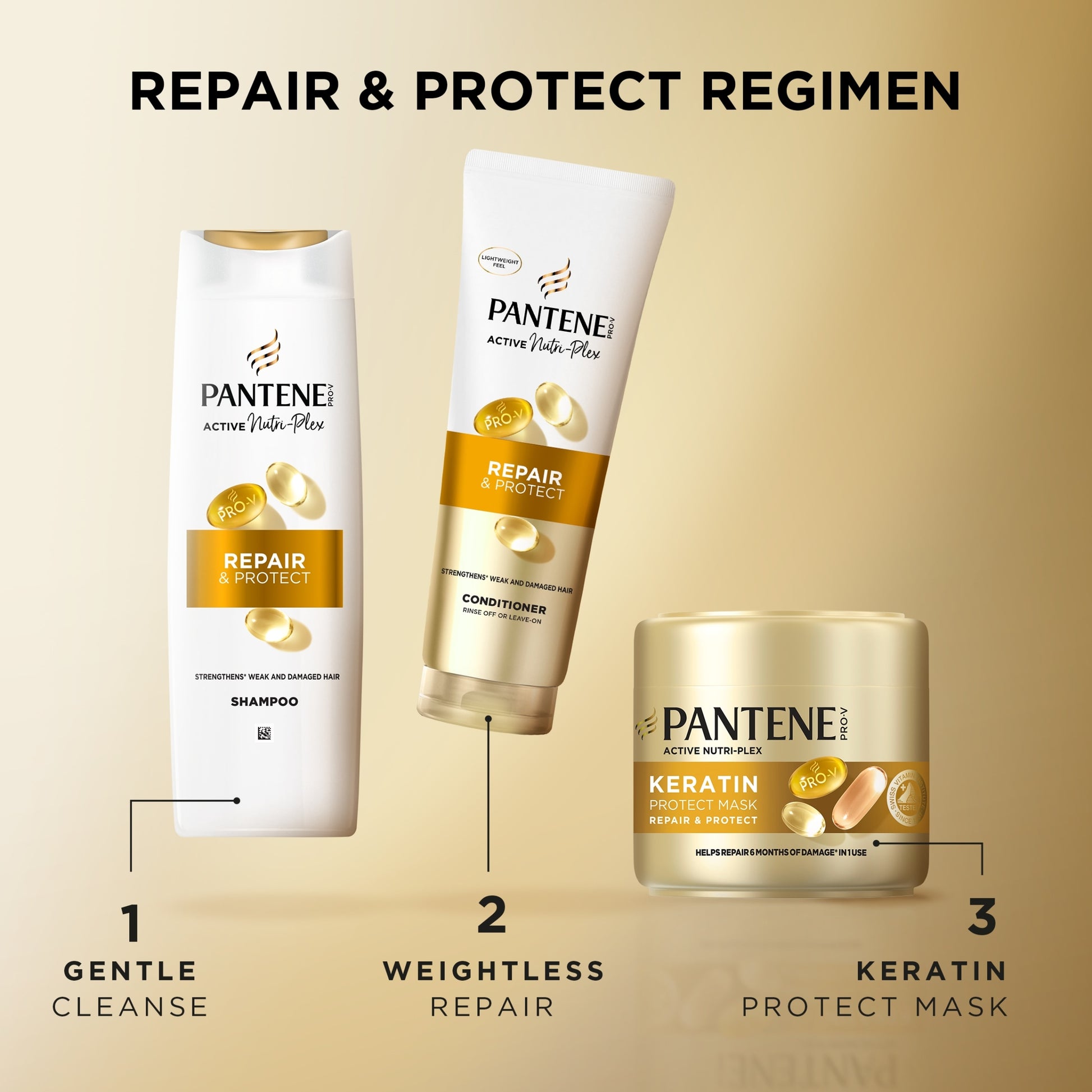 Pantene Active Nutri Plex Repair & Protect Shampoo 750ml — image 5