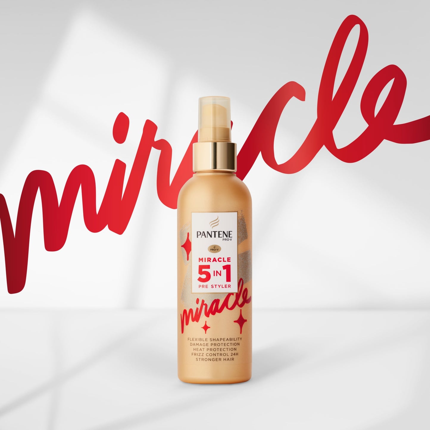 Pantene Miracle 5 In 1 Hair Pre-Styler Hairspray 200Ml — image 3