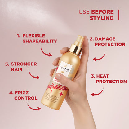 Pantene Miracle 5 In 1 Hair Pre-Styler Hairspray 200Ml — image 5