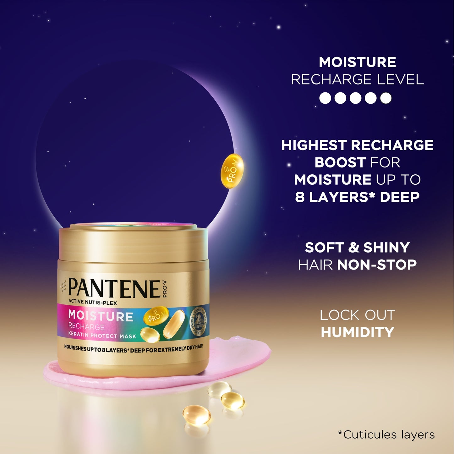 Pantene Moisture Protect Recharge Keratin Mask 300ML — image 4