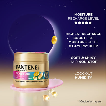 Pantene Moisture Protect Recharge Keratin Mask 300ML — image 4