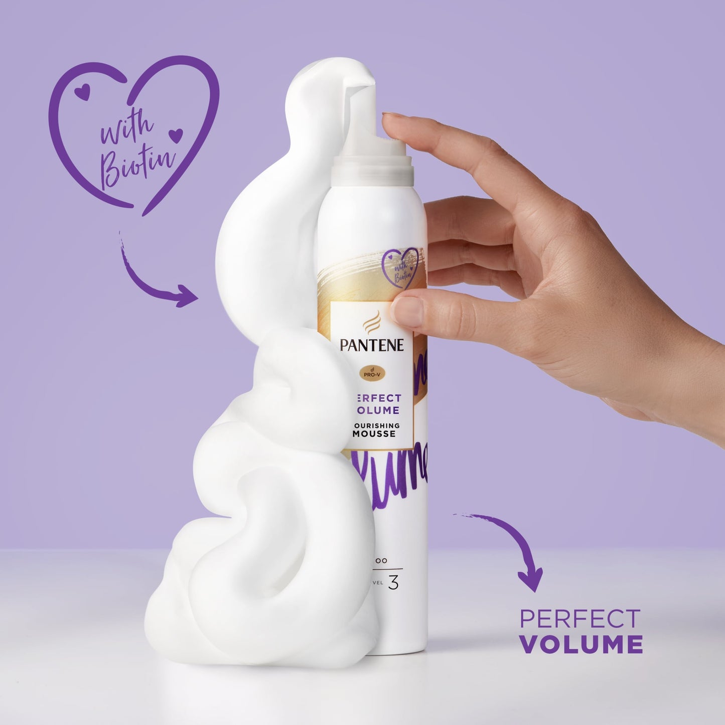 Pantene Perfect Volume Nourishing Hair Mousse 200ml — image 2