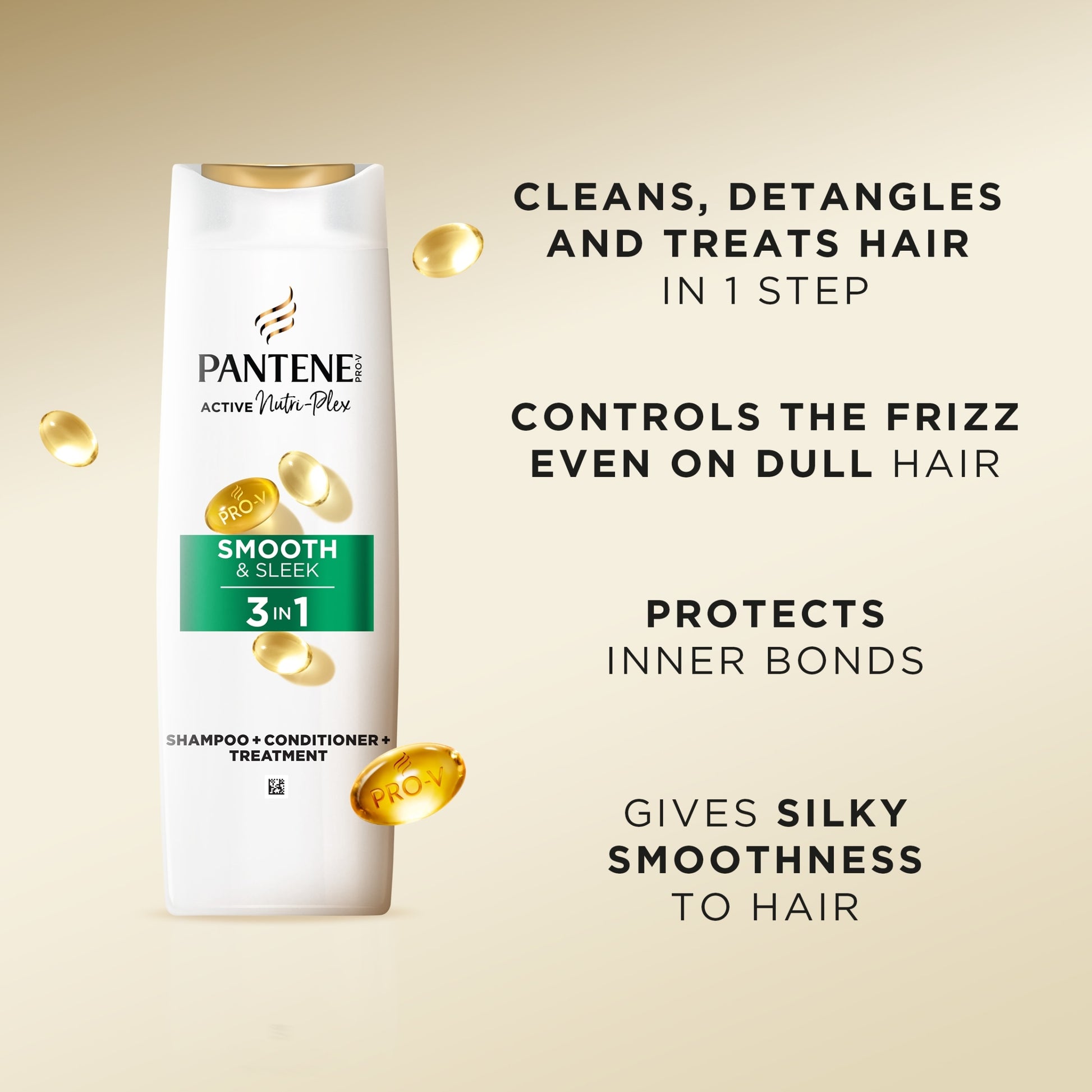 Pantene Pro-V Active Nutri-Plex Smooth & Sleek 3in1 400ML — image 3