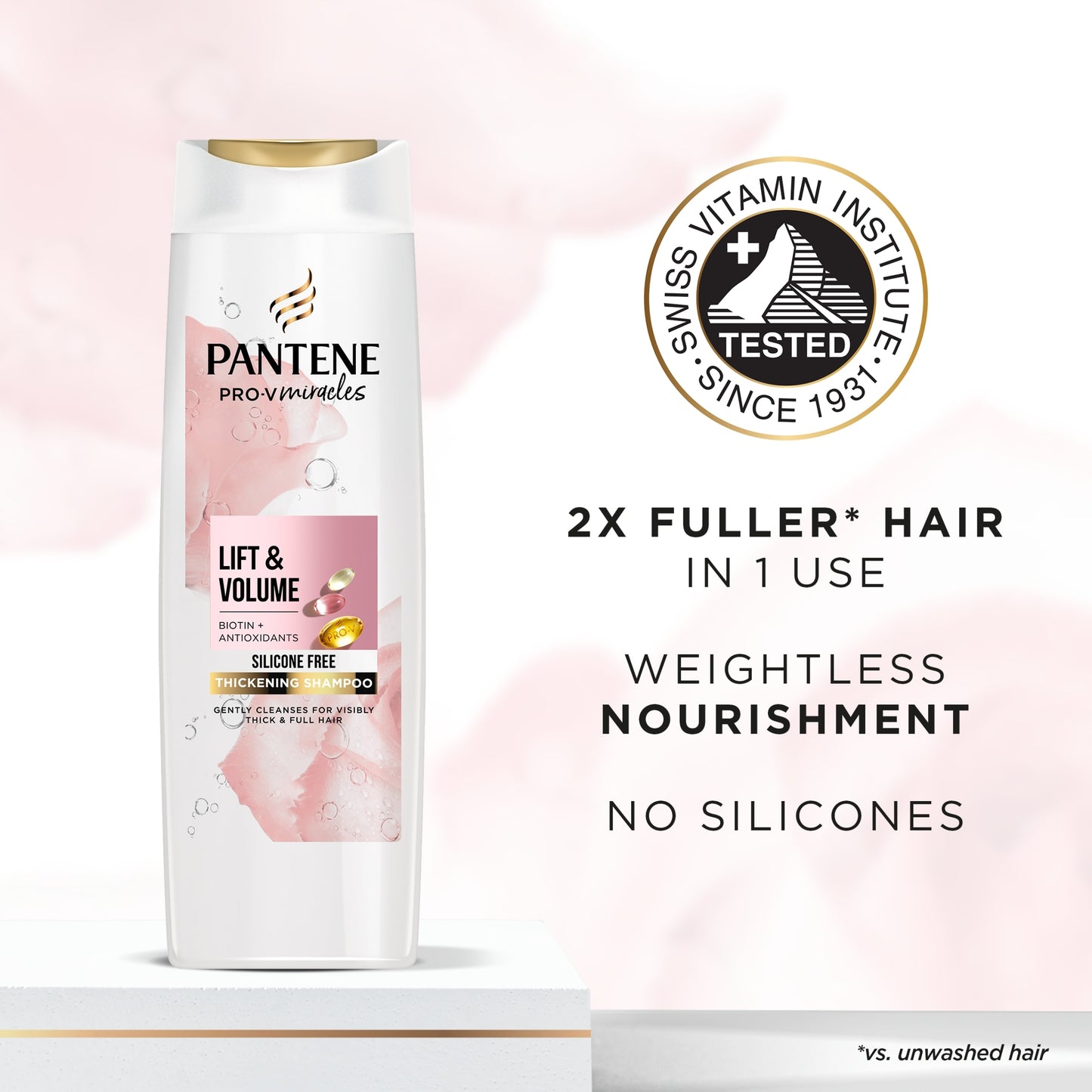 Pantene Pro-V Miracle Lift 'N' Volume Shampoo 400Ml — image 3