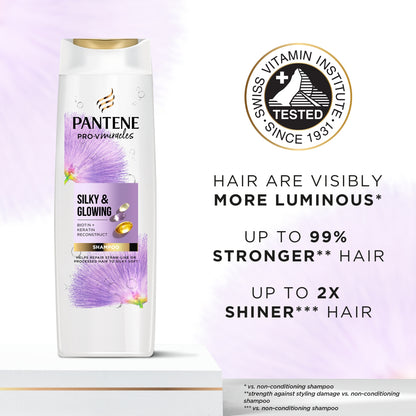 Pantene Pro V Silky & Glowing Shampoo 400Ml — image 4
