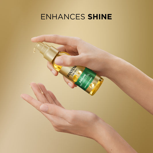 Pantene Smooth & Sleek Argan Hair Oil 100Ml — image 2