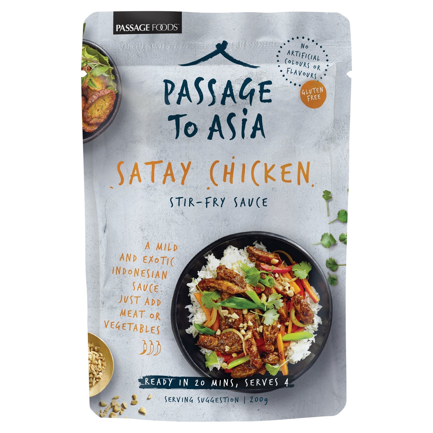 Passage To Asia Satay Chicken Stir Fry Sauce 200G — image 1