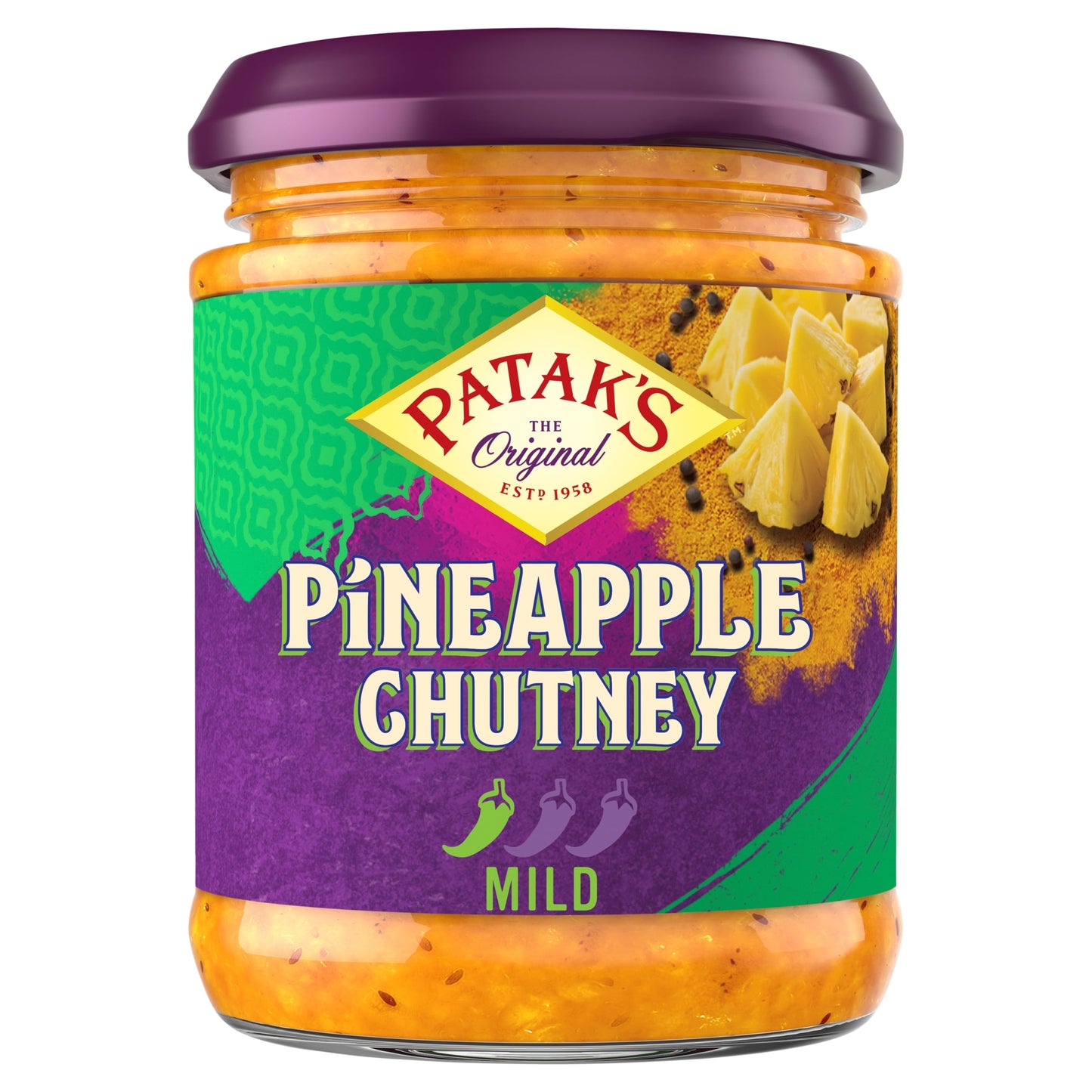 Patak's Pineapple Chutney 190g — image 1