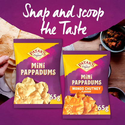 Patak's Plain Mini Pappadums 65g — image 2