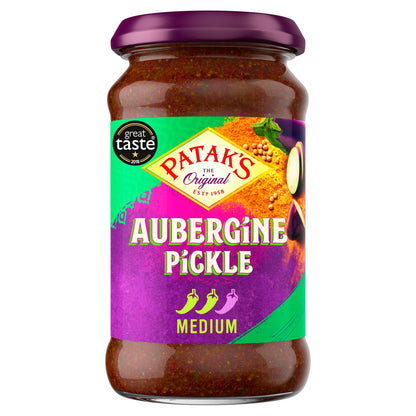 Pataks Aubergine Pickles 312G — image 1