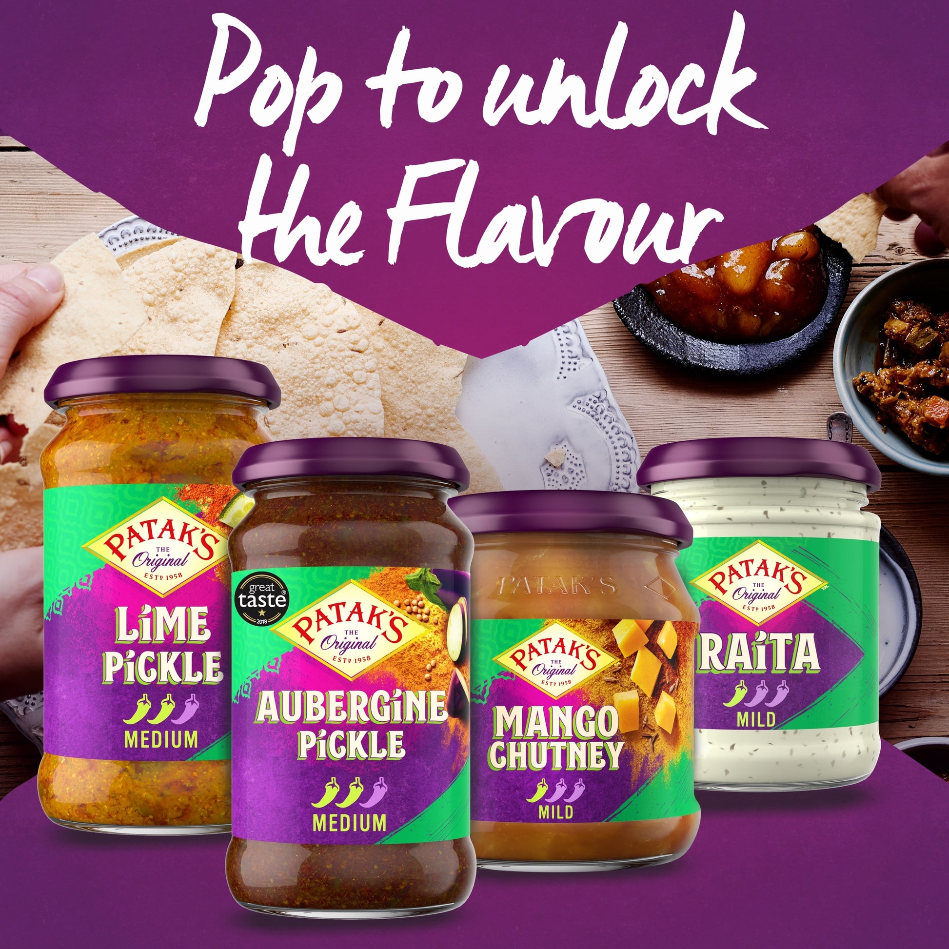 Pataks Aubergine Pickles 312G — image 3
