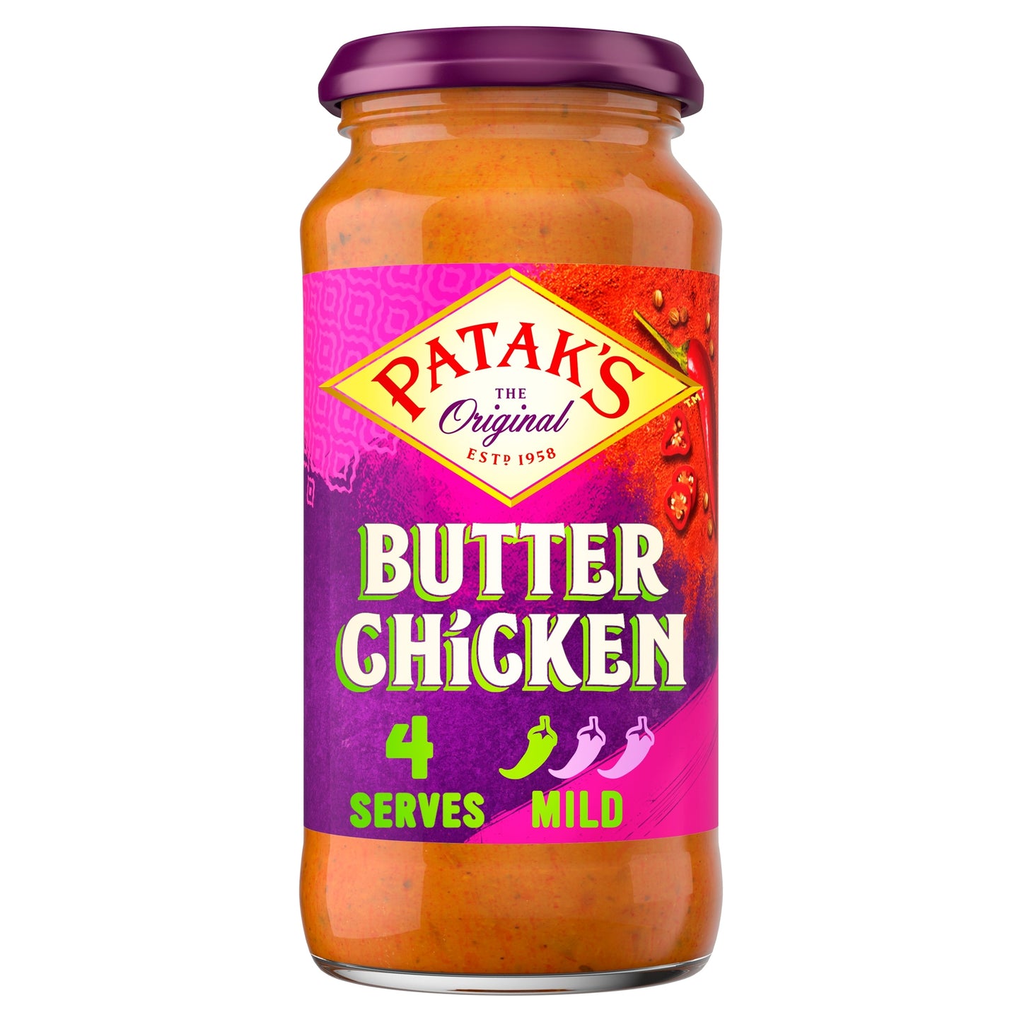 Pataks Butter Chicken Cooking Sauce 450G — image 1